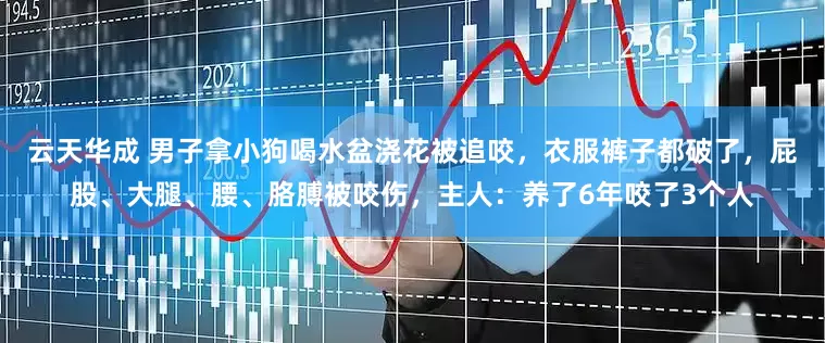 云天华成 男子拿小狗喝水盆浇花被追咬，衣服裤子都破了，屁股、大腿、腰、胳膊被咬伤，主人：养了6年咬了3个人